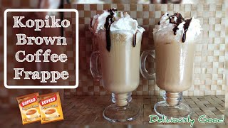 Kopiko Brown Coffee Frappe  Quick and Easy Recipe [upl. by Reprah180]