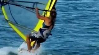 how to jibe a windsurf [upl. by Lokim]