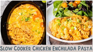 🍝 Slow Cooker Chicken Enchilada Pasta – A Flavorful Twist 🍝 [upl. by Lemaj277]