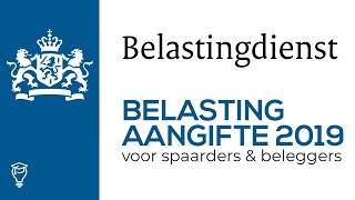 Belastingaangifte over 2019 [upl. by Trinl670]