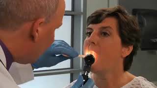 Macleods Physical Examination Nose Mouth and Neck Assessment OSCE Guide 2016 [upl. by Ilohcin]