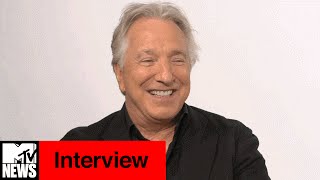 Alan Rickman Interview  MTV News [upl. by Nyloj]