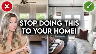 10 REASONS YOUR HOME LOOKS CHEAP  INTERIOR DESIGN MISTAKES [upl. by Nayk659]