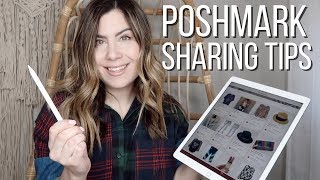 the fastest way to share on Poshmark [upl. by Nidnarb]