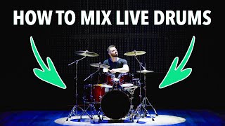 How to Mix Live Drums EQ Compression amp Gating [upl. by Nerha]