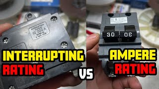 INTERRUPTING RATING vs AMPERE RATING [upl. by Nunciata771]