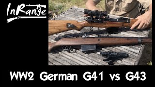 WW2 German SemiAutomatic Rifles The G41 vs the G43 [upl. by Eeloj]