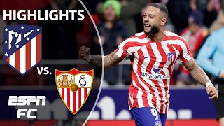 Atletico Madrid vs Sevilla  La Liga Highlights  ESPN FC [upl. by Hanford739]