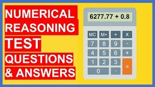 21 NUMERICAL REASONING TEST Questions and Answers PASS [upl. by Leary]