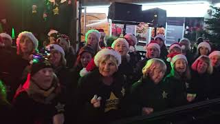 WHAT CHRISTMAS MEANS TO ME Rock Choir at Birkdale Lights Switch On 1st December 2024 [upl. by Eilata]