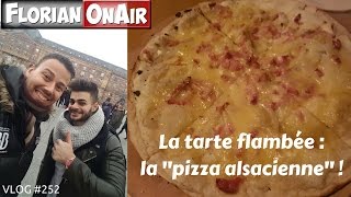 La tarte flambée  la quotPIZZA ALSACIENNEquot  VLOG 252 [upl. by Laekcim]