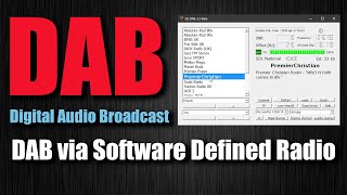 DAB Radio Decoder For SDR RTLSDR  HACKRF  AIRSPY [upl. by Anavahs]