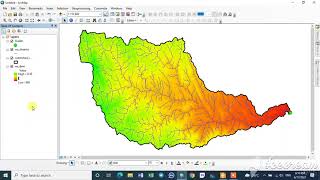 Watershed Delineation Using DEM Data Full  ArcGIS [upl. by Ayel38]