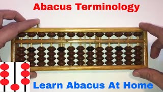 Lesson 1a  How to use the Abacus aka Soroban Abacus Terminology [upl. by Anairuy277]