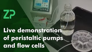 Live demonstration of peristaltic pumps and flow cells [upl. by August]