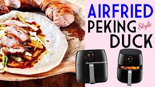 Airfried Peking Style Duck Pancakes in Philips AirFryer XXL HD965191  Crispy skin [upl. by Elna]