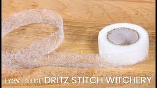 How to Use Dritz Stitch Witchery [upl. by Palla]