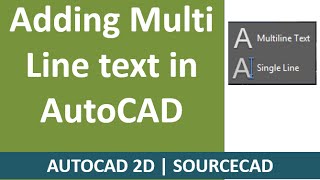 All about multiline text in AutoCAD [upl. by Vey]