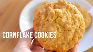 EASY CORNFLAKE COOKIES RECIPE 5 INGREDIENTS [upl. by Atin773]