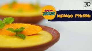 Mango Phirni  आम की फ़िरनी  Special Alphonso Phirni  Indian Dessert  Chef Ranveer Brar [upl. by Kcuhc]