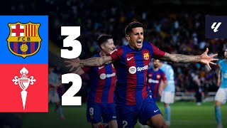 BARÇA 32 CELTA  LALIGA 202324 MD6 [upl. by Amil]