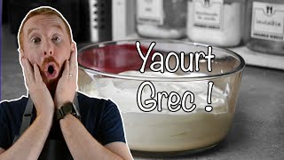 Yaourt Grec 🇬🇷 Super FACILE et ÉCONOMIQUE [upl. by Nojad]