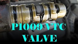 P1009 Honda VTC Valve Cleaning [upl. by Erlin]