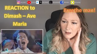 Dimash  Ave Maria REACTION [upl. by Neomah]