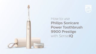 How to use Philips Sonicare 9900 Prestige with SenseIQ [upl. by Salome]