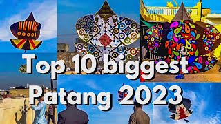 Top 10 biggest Patang on Basant 2023 [upl. by Hgieloj]