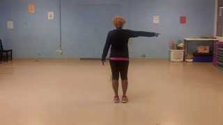 The Electric Slide 2 Line Dance Instructional [upl. by Urias]