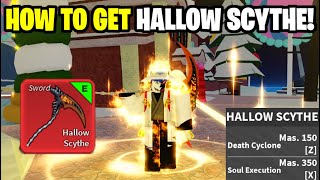 HOW TO GET HALLOW SCYTHE IN BLOX FRUITS 2023 [upl. by Coplin220]