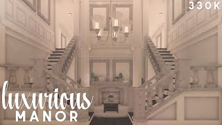 Bloxburg  Luxurious Manor Build [upl. by Mikes]