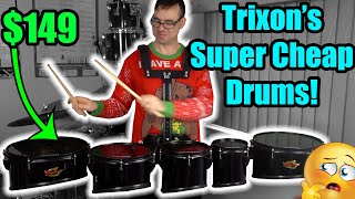 Trixon Marching Tenor Drums  Product Review by EMC [upl. by Weinshienk579]