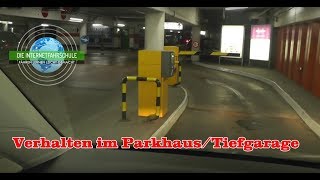 Parken Teil 4  Parkhaus amp Tiefgarage  Tipps amp Gefahren  Fahrstunde  Fahrstunde [upl. by Sidnee]