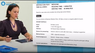 How to take an OET Writing Medicine Sample Test StepbyStep Guide [upl. by Beacham]