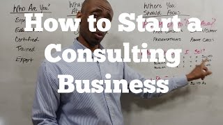 How to Start A Consulting Business [upl. by Llerdnod]