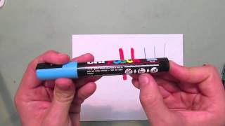 Getting Started with Posca Paint Pens  Part 1 [upl. by Alad]