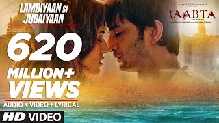 Arijit Singh  Lambiyaan Si Judaiyaan Song  Raabta  Sushant Rajput Kriti Sanon  TSeries [upl. by Rickard536]