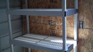 Home Depot HDX 5 shelf storage unit [upl. by Ziwot233]