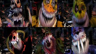 FNaF Corrupted Animatronics All Jumpscares UCN Mods [upl. by Nodanrb362]