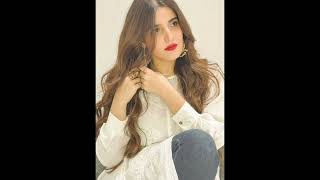 Pakistani actress Hareem Farooq in White dress [upl. by Ellitnahc]