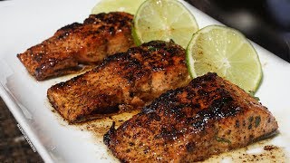 EASY BROWNED BUTTER LEMON PEPPER SALMON  Must Try this Tonight [upl. by Nodnorb72]