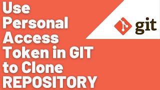 Create a Personal Access Token in Git  Use A Personal Access Token in GIT to Clone a REPOSITORY [upl. by Hazlett419]