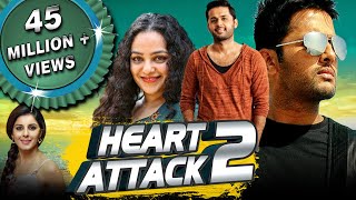 हार्ट अटैक 2  नितिन की तेलुगु हिंदी डब्ड फुल मूवी । Heart Attack 2 Hindi Dubbed Movie । नित्या मेनन [upl. by Adaurd]