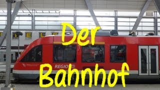 Learn German Der Bahnhof [upl. by Einnahpets]