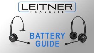 Replace Your Leitner Wireless Headset Battery  Leitner Wireless Guide [upl. by Meekahs]