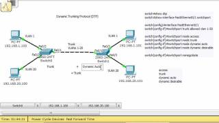 VLANs and Trunks for Beginners  Part 8 DTP [upl. by Walliw739]