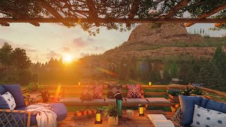 Sunrise Ambience 🌄 Come Relax On Your Cozy Porch At Dawn amp Watch The Beautiful Sunrise Of A New Day [upl. by Adiahs]