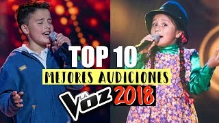 LAS MEJORES AUDICIONES DE LA VOZ KIDS COLOMBIA 2018 [upl. by Tor]